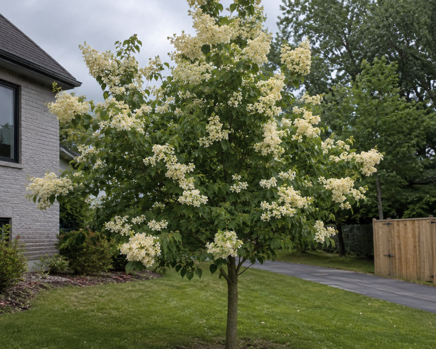 Ivory Silk Lilac