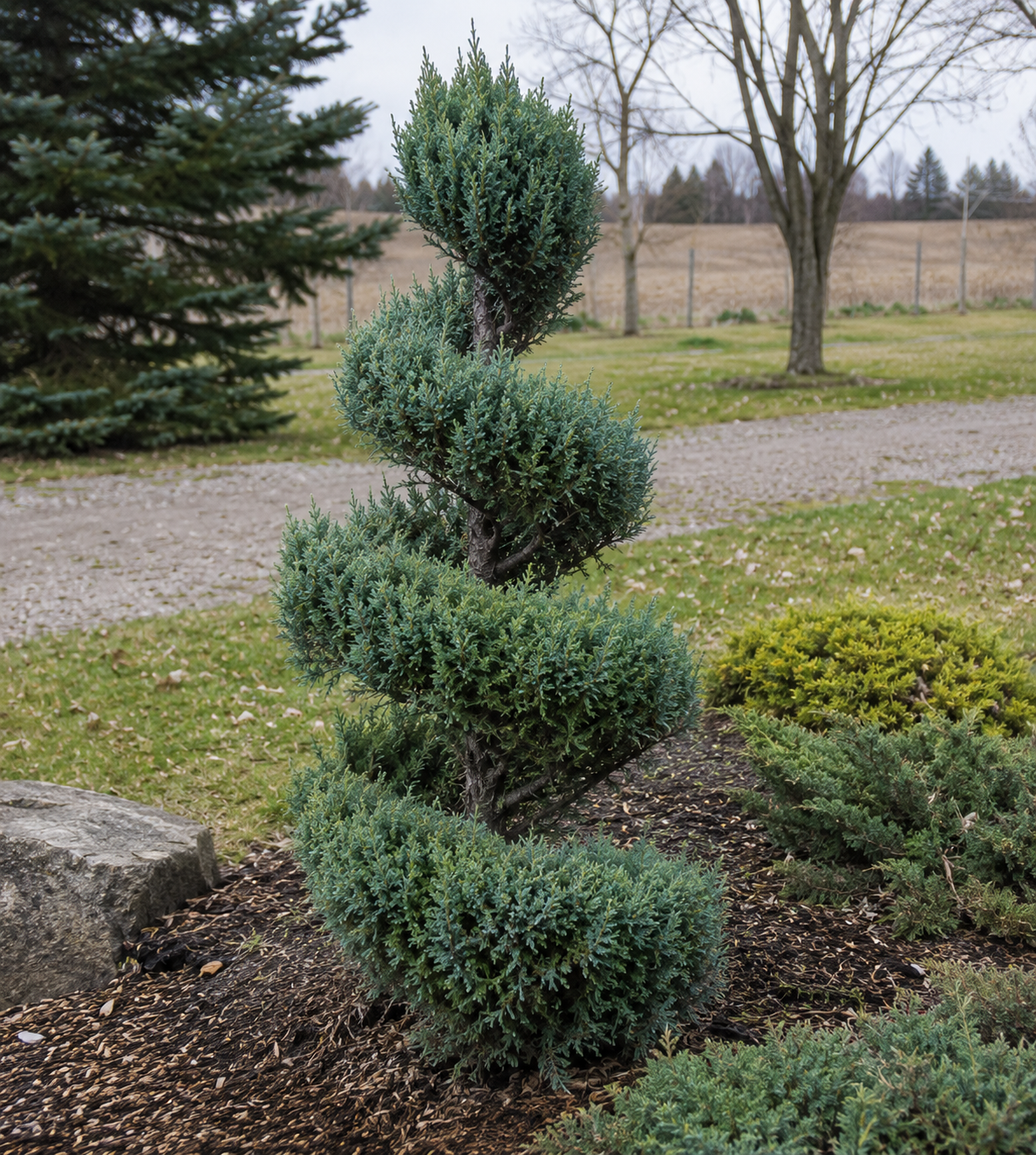 Hetz's Juniper - topiary